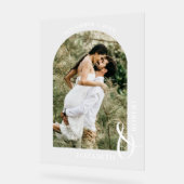 Wedding Arched Photo Welcome Sign アクリルサイン (傾斜)