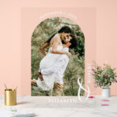 Wedding Arched Photo Welcome Sign アクリルサイン (ウェディング)