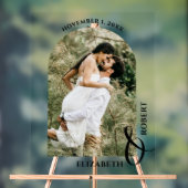 Wedding Arched Photo Welcome Sign アクリルサイン (ニュートラル)
