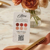 Wedding Attire Dress Code Color Palette Enclosure  エンクロージャーカード