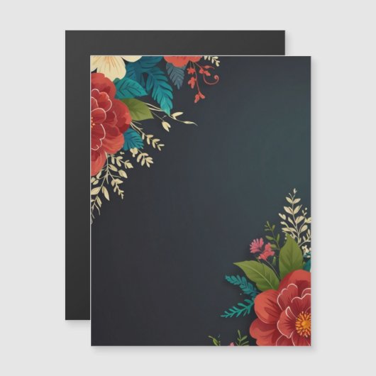 wedding_background マグネット招待状 (正面/裏面)