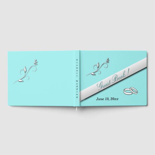 Wedding Bands Aqua Wedding  ゲストブック (全面)