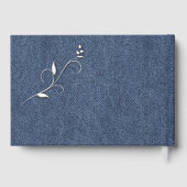 Wedding Bands Denim Blue Wedding  ゲストブック (裏面)