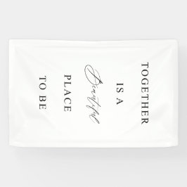 Wedding Banner “Together Is a Beautiful Place" 横断幕