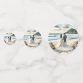 Wedding Beach Couple コンフェッティ (正面)