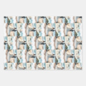 Wedding Beach Couple ラッピングペーパーシート (正面2)