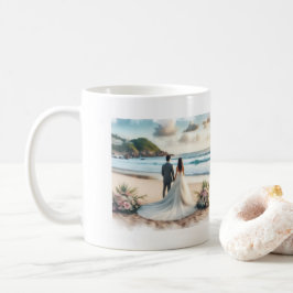 Wedding Beach Couples コーヒーマグカップ