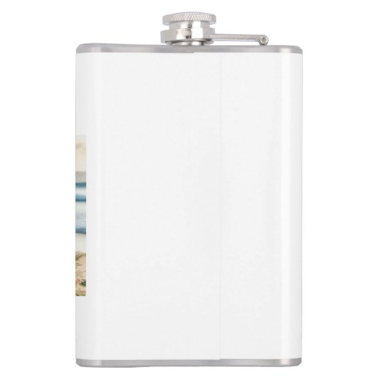 Wedding Beach Couples フラスク (裏面)