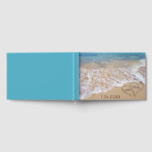 Wedding Beach Hearts With Names ゲストブック (全面)