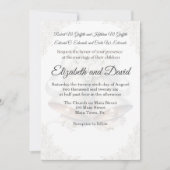 Wedding Bell Background Wedding Invitation 招待状 (正面)