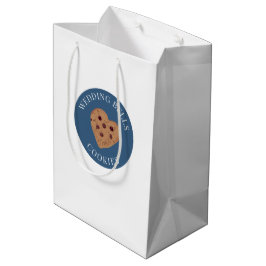 Wedding Bells Cookies | ブルー ホワイト ブライダル シャワー ミディアムペーパーバッグ