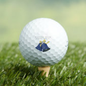 'Wedding Bells & Golf Balls' Wedding Favor Gift  ゴルフボール (インサイチュ 木)
