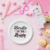Wedding Bestie Of The Bride ペーパープレート (パーティー)