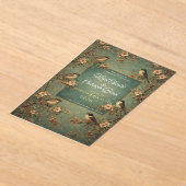 wedding birds アクリル招待状 (レイダウン)