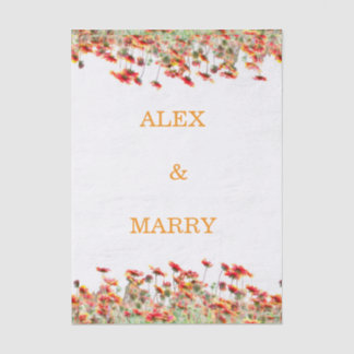 Wedding Birthday Baby Shower INVITATION CARD 薄葉紙