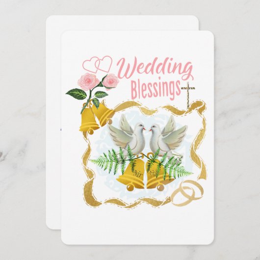 Wedding Blessings シーズンカード (正面/裏面)