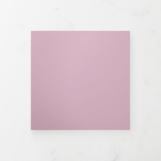 Wedding Blush Pink All in one set 三つ折り招待状 (カバー)