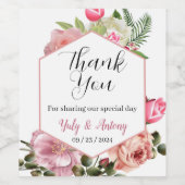 Wedding bottle stickers set para botellas evento ワインラベル (シングルラベル)