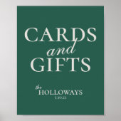 Wedding Bridal Shower Cards and Gifts ポスター (正面)