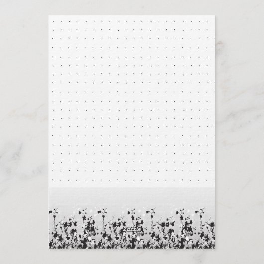 Wedding Bridal Shower | Elegant Invite Design 招待状 (裏面)