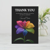 🌈 Wedding budget サンキューカード (スタンド正面)