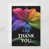 🌈 Wedding budget  サンキューカード (正面)