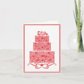 Wedding Cake Card カード (正面)