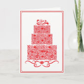 Wedding Cake Card カード (正面)