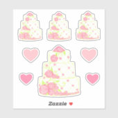 Wedding Cake Stickers シール (シート)