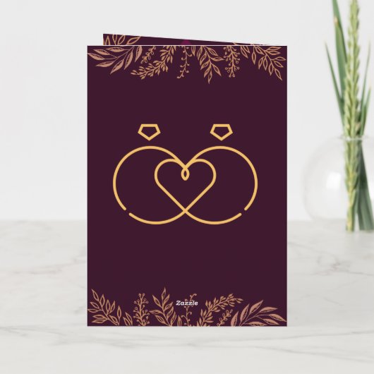 wedding card 招待状 (裏面)
