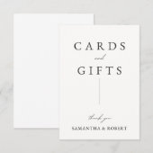 Wedding Cards and Gifts Sign (正面/裏面)