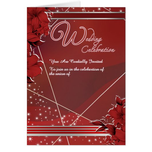 Wedding Celebration Invitation (正面)