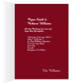 Wedding Celebration Invitation (内側 (右))