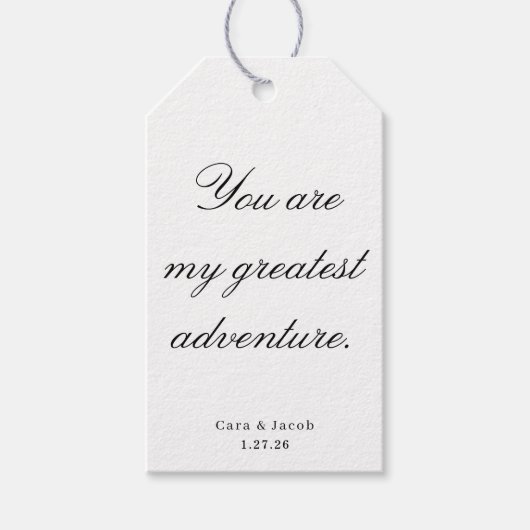 Wedding Centerpiece, Bridal Shower Decoration  ギフトタグ (正面)