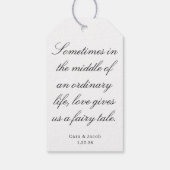 Wedding Centerpiece, Bridal Shower Decoration  ギフトタグ (裏面)