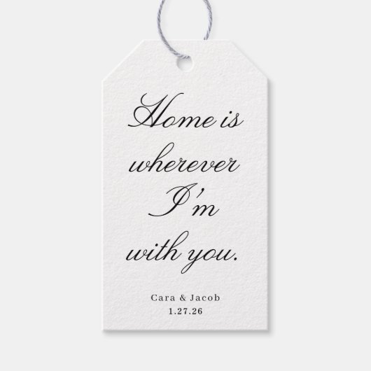 Wedding Centerpiece, Bridal Shower Decoration  ギフトタグ (正面)