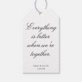 Wedding Centerpiece, Bridal Shower Decoration  ギフトタグ (正面)