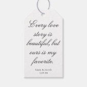 Wedding Centerpiece, Bridal Shower Decoration  ギフトタグ (正面)