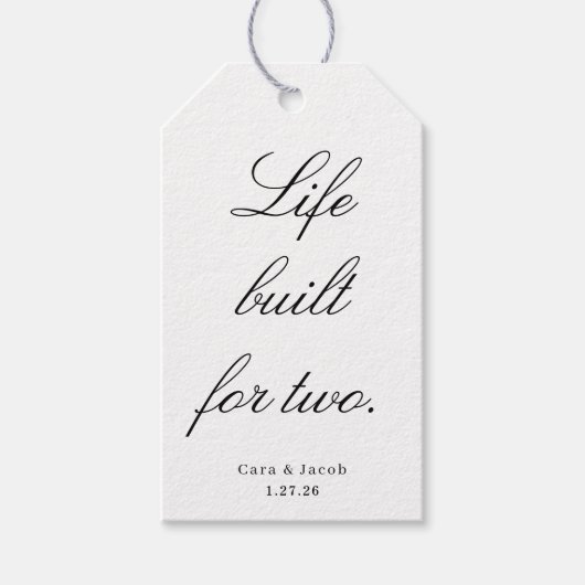 Wedding Centerpiece, Bridal Shower Decoration  ギフトタグ (正面)