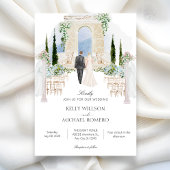 Wedding ceremony art  招待状