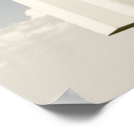 Wedding Chapel Retro Neon Sign ポスター (角)