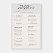 wedding checklist ポストイット (正面)
