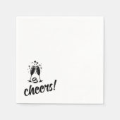 Wedding Cheers スタンダードカクテルナプキン (正面)