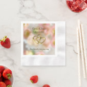 Wedding Cocktail Napkins 縁ありカクテルナプキン (インサイチュ)