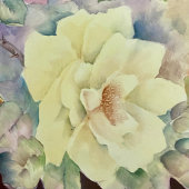 Wedding Cocktail Napkins | Lemon Rose Floral  スタンダードカクテルナプキン