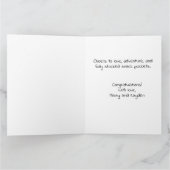 Wedding Congratulations Honeymoon Trip Snacks Card カード (内部)