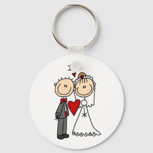 Wedding Couple I Do T-shirts and Gifts キーホルダー