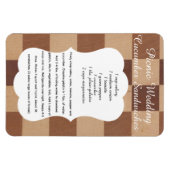 Wedding Cucumber Sandwich Recipe Magnet マグネット (横)