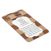 Wedding Cucumber Sandwich Recipe Magnet マグネット (右側)