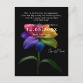 🌈Wedding Date CHANGE エンクロージャーカード (裏面)